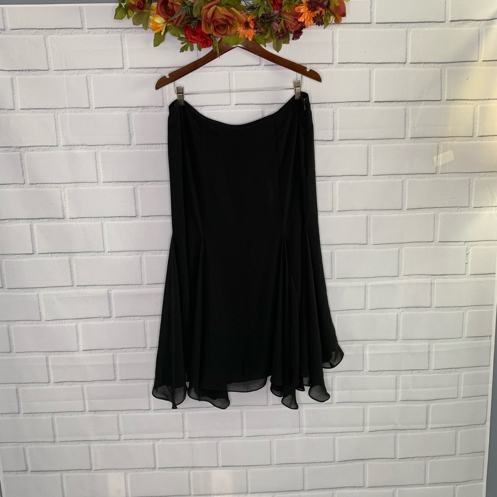 Chaps black skirts waterfall 14